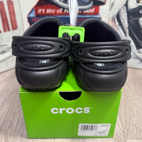 New Crocs Classic Lined Overpuff Clog Black M4/W6, M5/ W7, M6/W8 - Picture 4 of 10